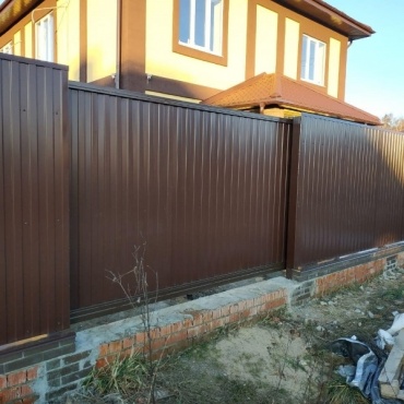 Ворота DoorHan откатные с автоматикой 2200x1500
