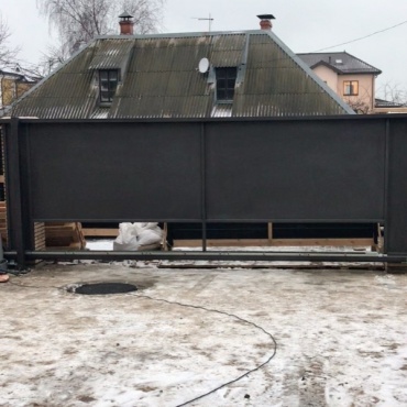 Раздвижные ворота откатные с автоматическим приводом 2300x1700